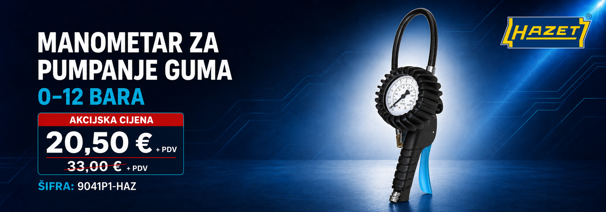 Manometar Hazet 2000x700